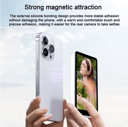 Magnetic Selfie Screen – Perfect Lighting Anytime, Anywhere